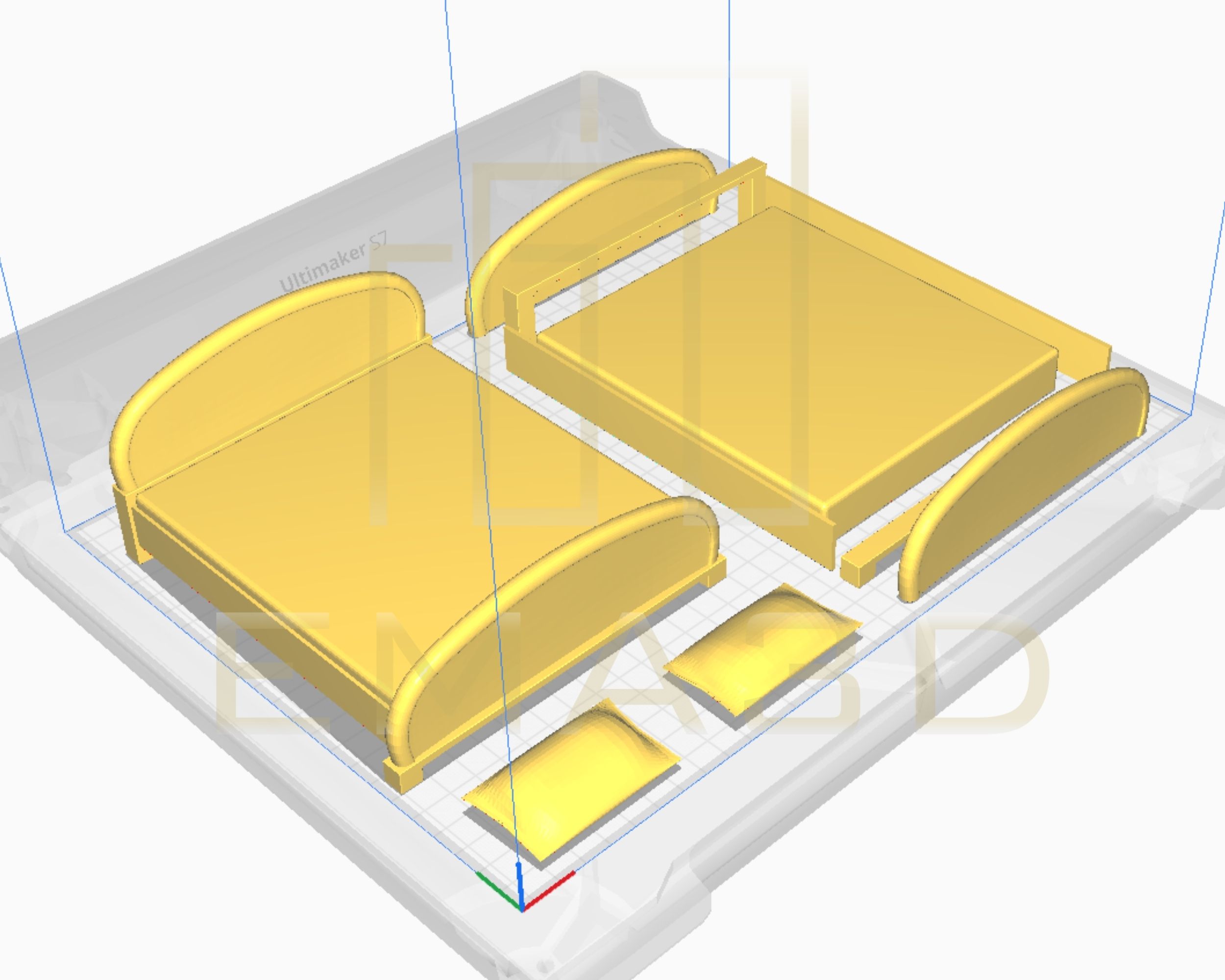 1:12 Scale Miniature Refrigerator STL File